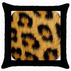 Animal Print 3 Throw Pillow Case (black) by NSGLOBALDESIGNS2