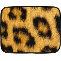 Animal Print 3 Double Sided Fleece Blanket (mini)  by NSGLOBALDESIGNS2