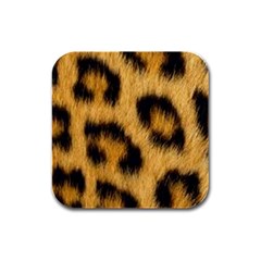 Animal Print 3 Rubber Square Coaster (4 Pack)  by NSGLOBALDESIGNS2