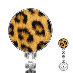 Animal Print 3 Stainless Steel Nurses Watch by NSGLOBALDESIGNS2