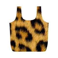 Leopard Print Full Print Recycle Bag (m) by NSGLOBALDESIGNS2