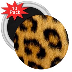 Leopard Print 3  Magnets (10 Pack) 