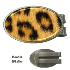 Leopard Print Money Clips (oval)  by NSGLOBALDESIGNS2