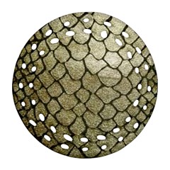 Snake Print Ornament (round Filigree) by NSGLOBALDESIGNS2