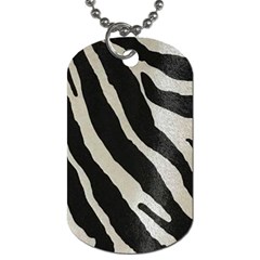 Zebra Print Dog Tag (two Sides) by NSGLOBALDESIGNS2