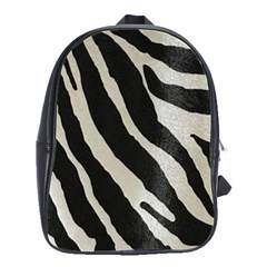Zebra Print School Bag (large) by NSGLOBALDESIGNS2