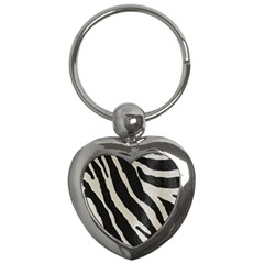 Zebra Print Key Chains (heart)  by NSGLOBALDESIGNS2