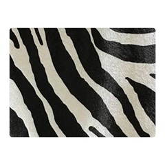 Zebra Print Double Sided Flano Blanket (mini)  by NSGLOBALDESIGNS2