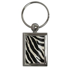 Zebra Print Key Chains (rectangle)  by NSGLOBALDESIGNS2