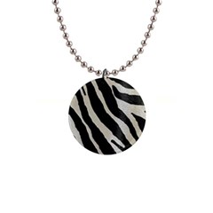 Zebra Print 1  Button Necklace by NSGLOBALDESIGNS2