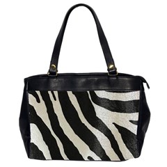 Zebra Print Oversize Office Handbag (2 Sides) by NSGLOBALDESIGNS2