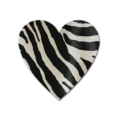 Zebra Print Heart Magnet