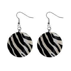 Zebra Print Mini Button Earrings by NSGLOBALDESIGNS2