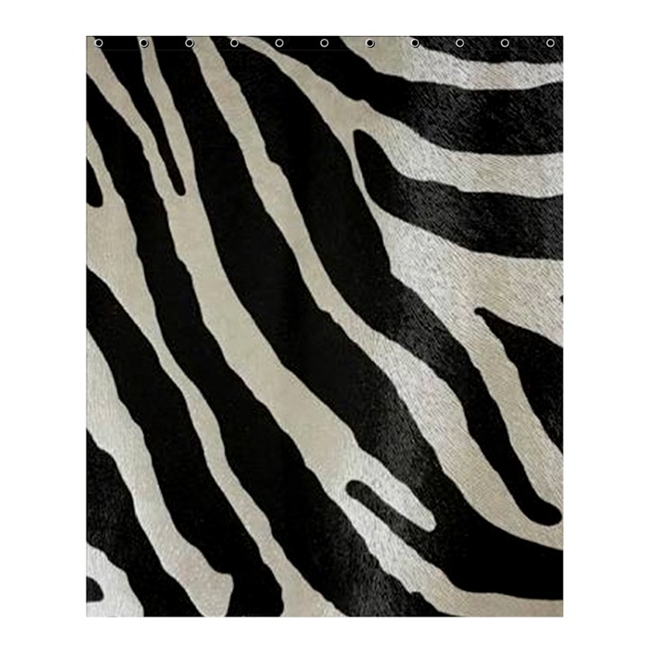 Zebra print Shower Curtain 60  x 72  (Medium) 