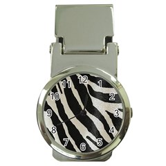 Zebra Print Money Clip Watches
