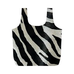 Zebra Print Full Print Recycle Bag (m) by NSGLOBALDESIGNS2