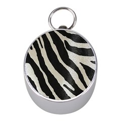 Zebra Print Mini Silver Compasses by NSGLOBALDESIGNS2