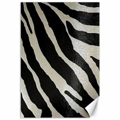 Zebra Print Canvas 12  X 18  by NSGLOBALDESIGNS2