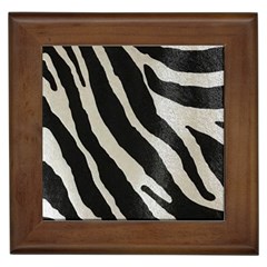 Zebra 2 Print Framed Tiles by NSGLOBALDESIGNS2