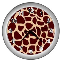 Gulf Lrint Wall Clock (silver) by NSGLOBALDESIGNS2