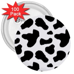 Cheetah Print 3  Buttons (100 Pack)  by NSGLOBALDESIGNS2