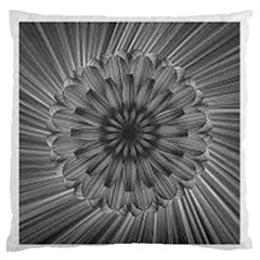 Sunflower Print Standard Flano Cushion Case (one Side) by NSGLOBALDESIGNS2