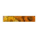 Yellow Zinnias Flano Scarf (Mini) Back