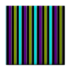 Retro Stripe 1 Vertical Retro Stripe 1 Tile Coasters by dressshop