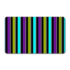 Retro Stripe 1 Vertical Retro Stripe 1 Magnet (rectangular) by dressshop