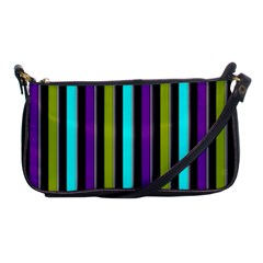 Retro Stripe 1 Vertical Retro Stripe 1 Shoulder Clutch Bag by dressshop