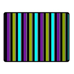 Retro Stripe 1 Vertical Retro Stripe 1 Double Sided Fleece Blanket (small)  by dressshop