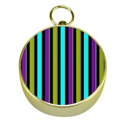 Retro Stripe 1 Vertical Retro Stripe 1 Gold Compasses by dressshop