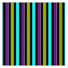 Retro Stripe 1 Vertical Retro Stripe 1 Large Satin Scarf (square) by dressshop