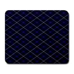 Blue Plaid  Large Mousepads by dressshop