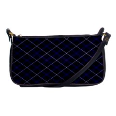 Blue Plaid  Shoulder Clutch Bag by dressshop