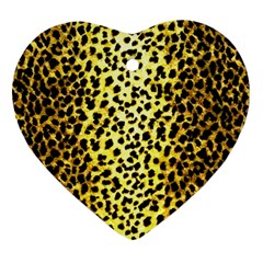 Leopard 1 Leopard A Ornament (Heart)