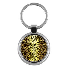 Leopard 1 Leopard A Key Chains (Round) 