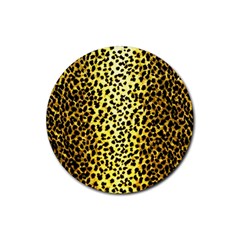 Leopard 1 Leopard A Rubber Coaster (Round) 