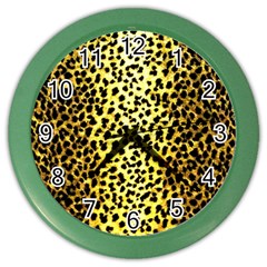 Leopard 1 Leopard A Color Wall Clock