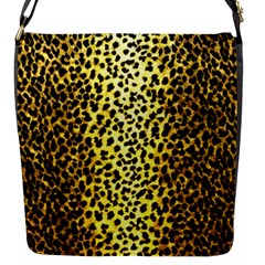 Leopard 1 Leopard A Flap Closure Messenger Bag (S)