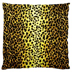 Leopard 1 Leopard A Large Flano Cushion Case (One Side)