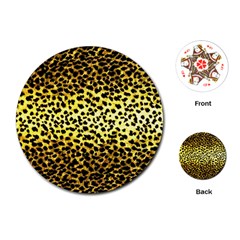 Leopard Version 2 Playing Cards (Round)
