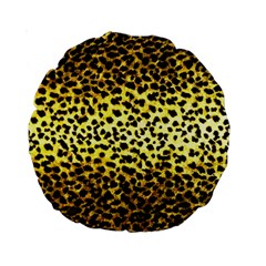 Leopard Version 2 Standard 15  Premium Round Cushions by dressshop
