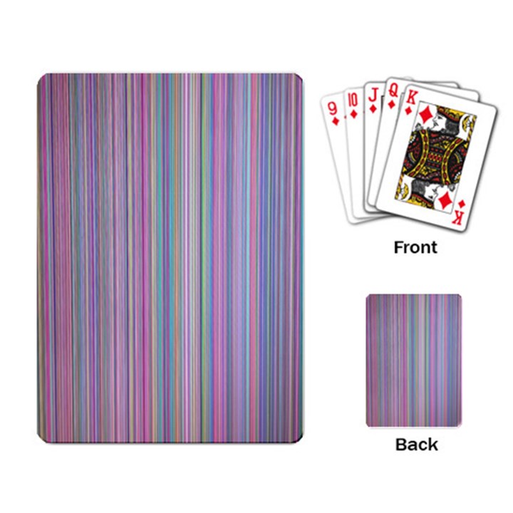 Broken TV Screen Playing Cards Single Design