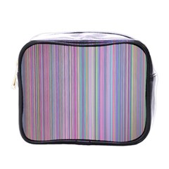 Broken Tv Screen Mini Toiletries Bag (one Side)