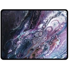 Planetary Double Sided Fleece Blanket (large)  by ArtByAng