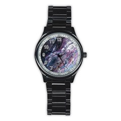 Planetary Stainless Steel Round Watch by ArtByAng