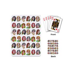 All The Petty Ladies Playing Cards (mini) by ArtByAng