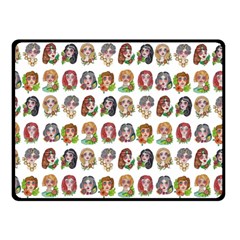 All The Petty Ladies Double Sided Fleece Blanket (small)  by ArtByAng