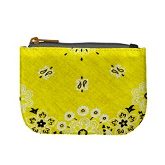 Grunge Yellow Bandana Mini Coin Purse by dressshop